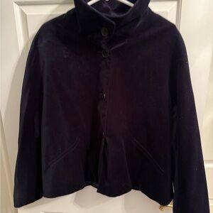 Chic Black Velvet Jacket